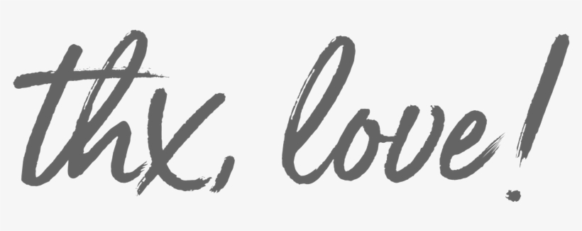 Thx, Love, transparent png download