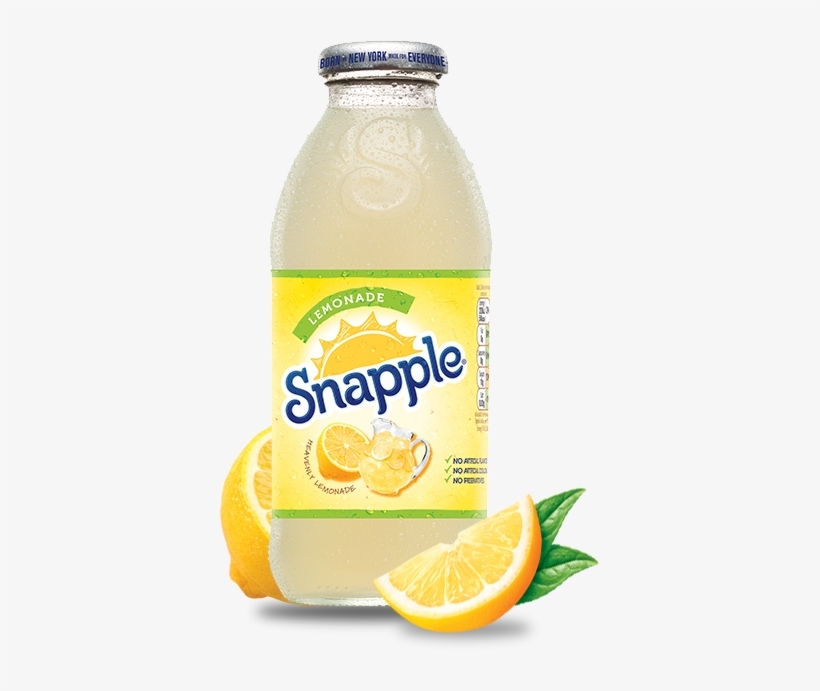 Lemonade - Snapple Lemon Tea - 12 Pack, 16 Fl Oz Bottles, transparent png download