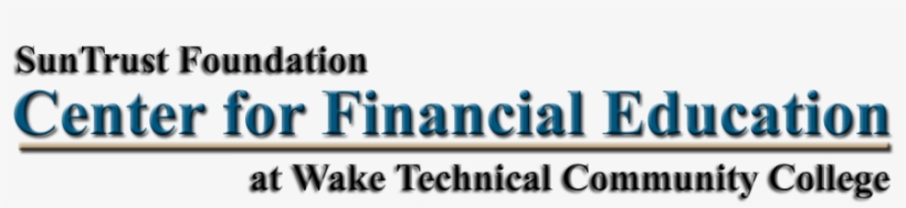 Logo Suntrust & Waketech Center For Financial Education - Community And Technical College, transparent png download