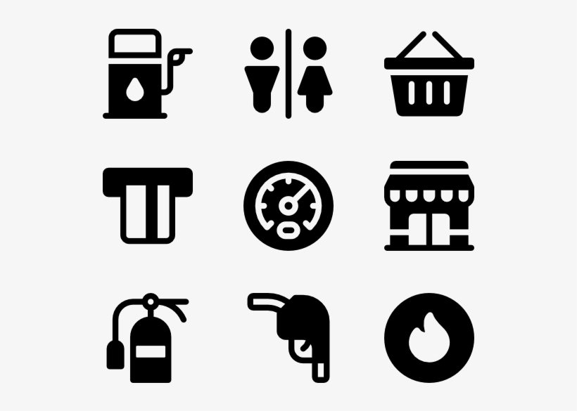 Gas Station - Movie Icon Transparent Background, transparent png download