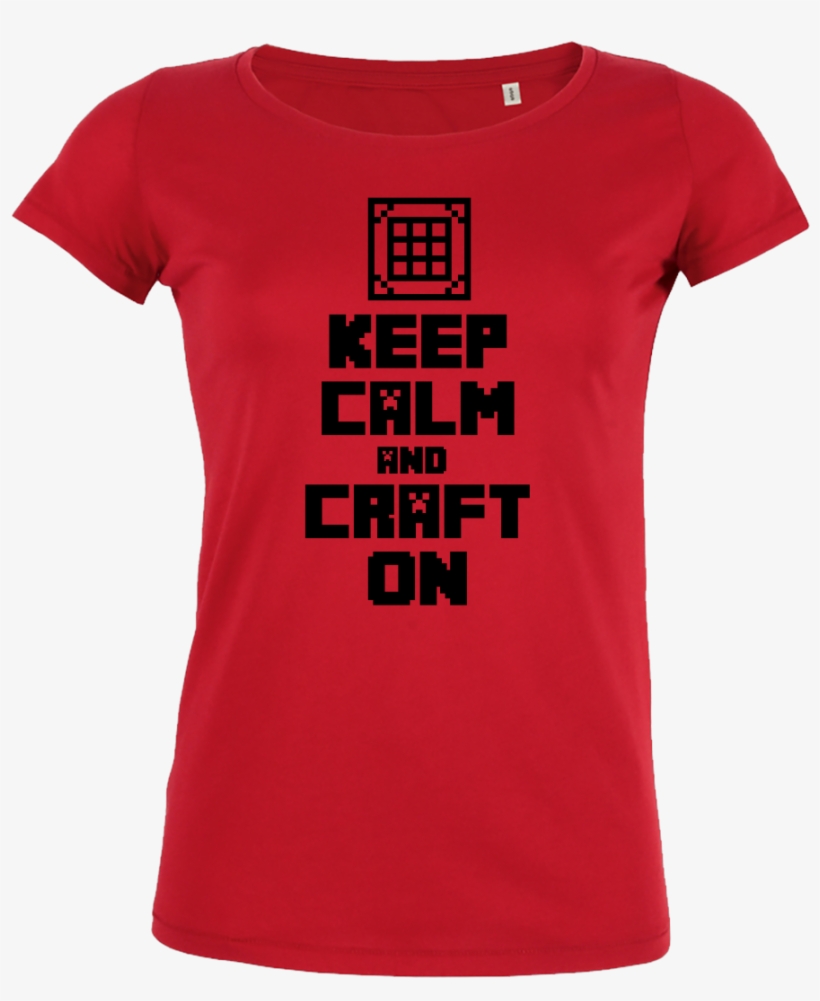 Keep Calm And Craft On T-shirt Stella Loves Red - Public Service Broadcasting T Shirt, transparent png download