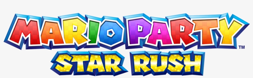 Mario Party Star Rush Logo, transparent png download