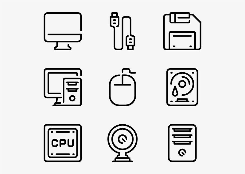 Computer Hardware - Keyboard Icon Png, transparent png download