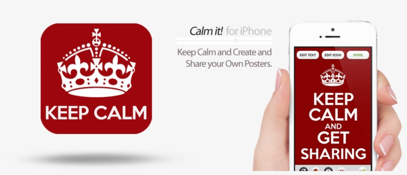 Calm It Keep - Keep Calm And Carry, transparent png download