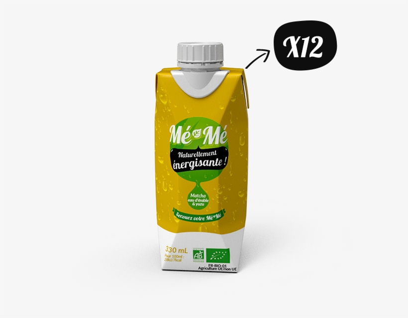 Pack X12 Mé-mé Énergisante - Boisson Mé-mé Énergisante - 330 Ml, transparent png download