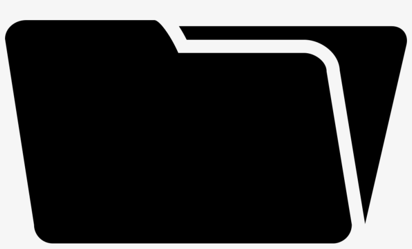 Folder Black Shape, transparent png download