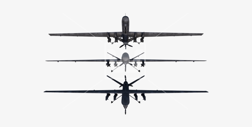 Unmanned Military Drones - Illustration, transparent png download