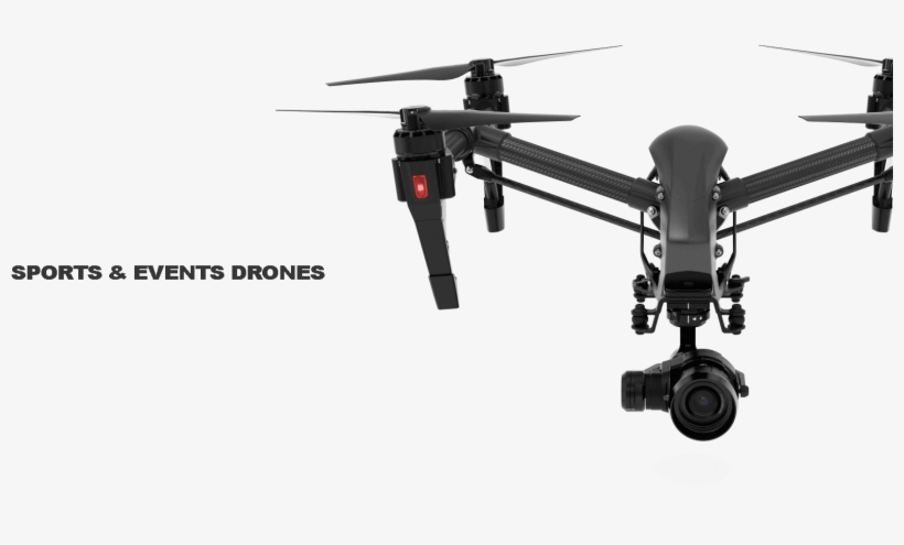 Sports & Training Drones - Dji Inspire 1 Professional Black Edition^, transparent png download