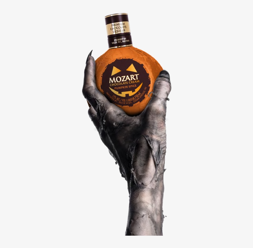 Mozart Creepy Hand - Mozart Pumpkin Spice Chocolate Cream Liqueurs, transparent png download