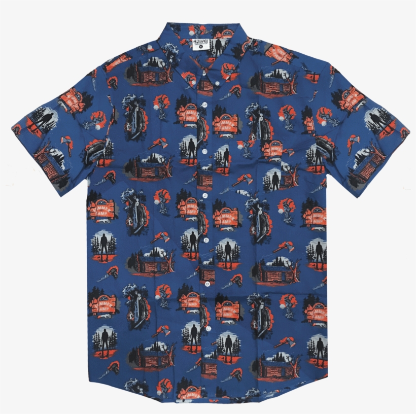 Camp Slasher Button-up Shirt - Dress Shirt, transparent png download