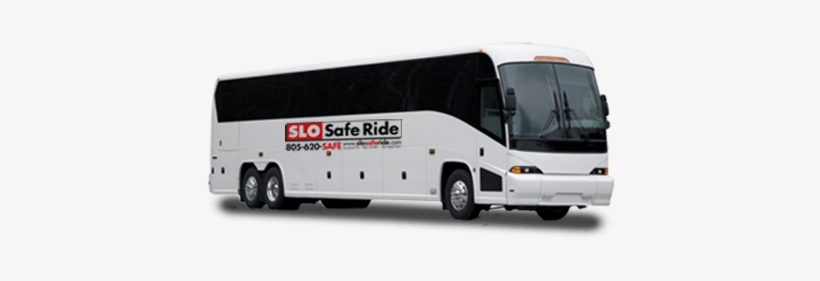 Large Charter Buses - White Bus, transparent png download