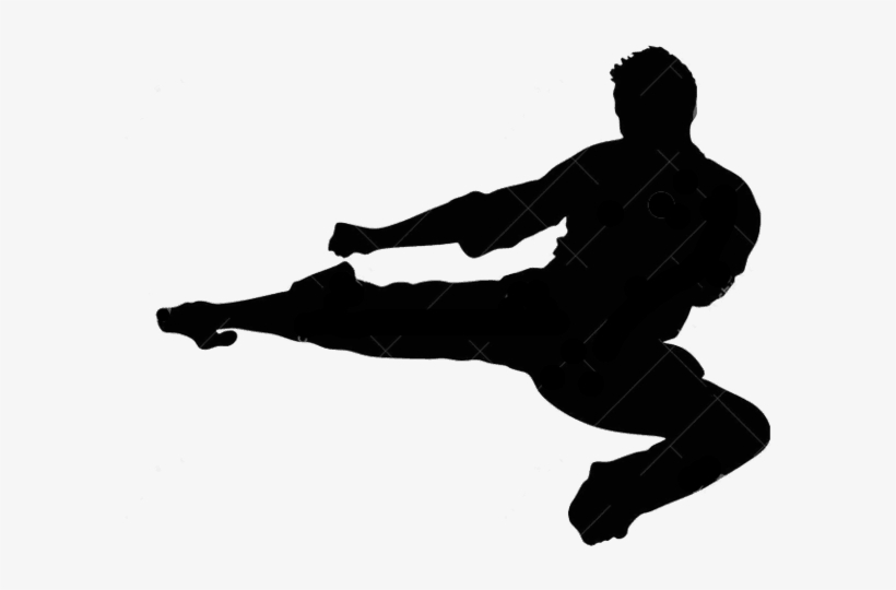 Welcome To Sidekick”s Where We Specialize In Self Defense - Flying Side Kick Outline, transparent png download