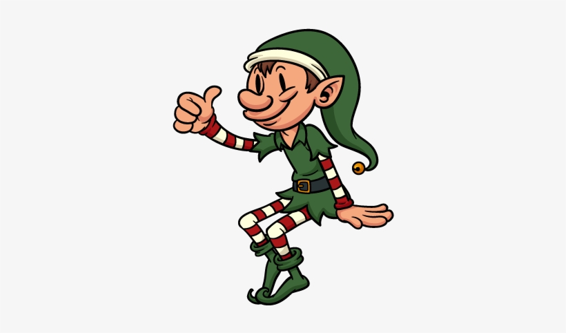 Christmas Elves Messages Sticker-1 - Christmas Elf, transparent png download