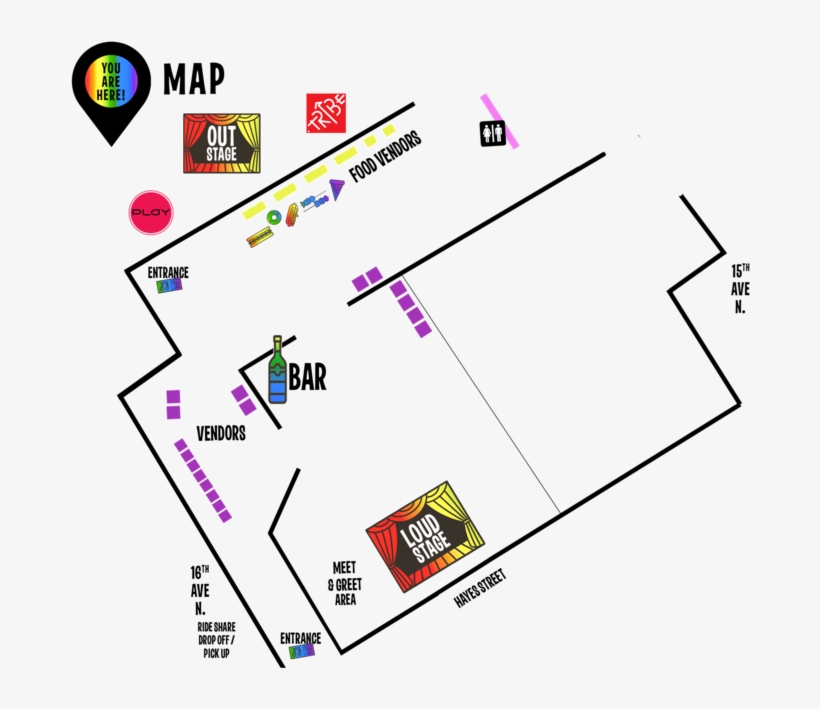 Outloud 2018 Map Clear Background For Website - Website, transparent png download