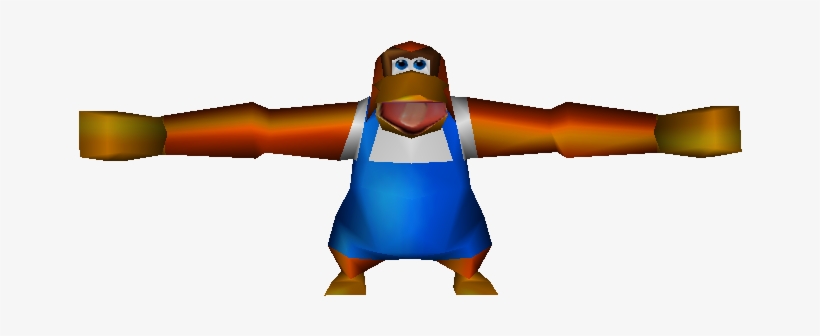 Download Zip Archive - Lanky Kong T Pose, transparent png download