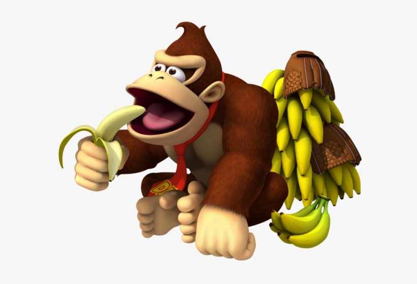 Donkey Kong Download Transparent Png Image - Donkey Kong With Banana, transparent png download