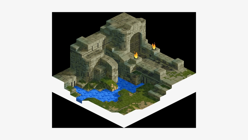 At The Gate Of Riovanes Castle 1 - Final Fantasy Tactics Castle, transparent png download