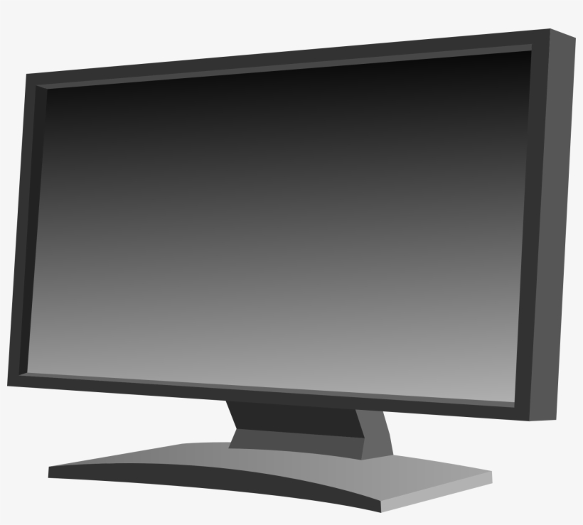 Computer Monitor Screen Blank - Computer Screen Blank Png, transparent png download
