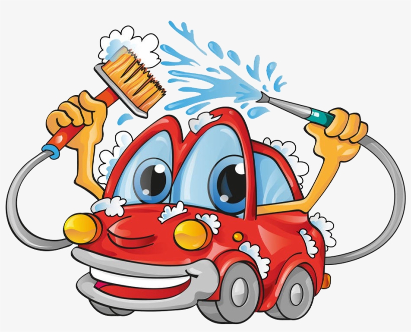 Car Wash Royalty-free Clip Art - Car Wash Cartoon, transparent png download