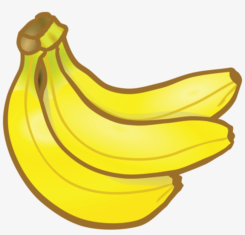 Free Clipart Of A Banana - Clip Art, transparent png download