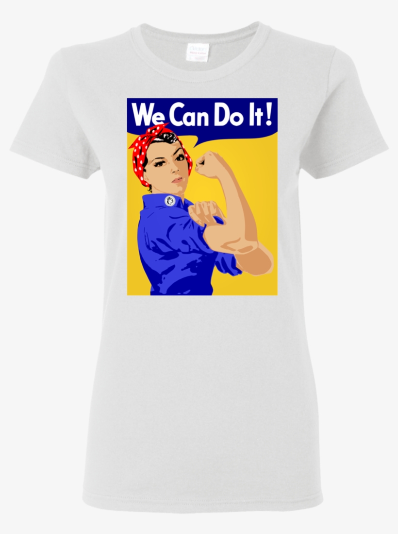 We Can Do It Women's T-shirt - Rosie The Riveter, transparent png download