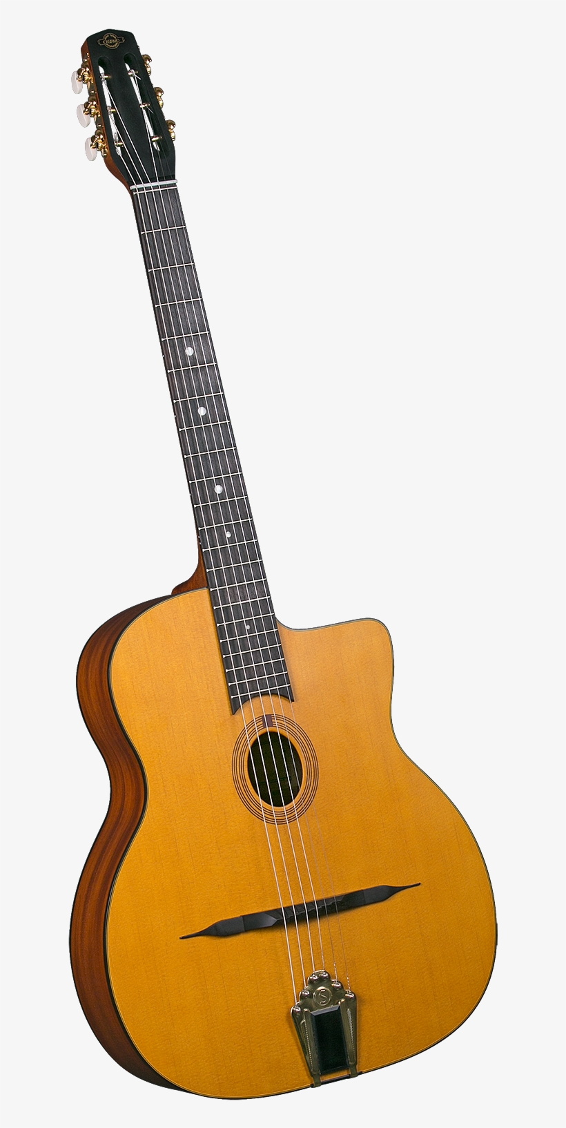 Cigano Round Hole Gypsy Jazz Guitar - Cigano Gj-10 Petite Bouche Gypsy Jazz Guitar, transparent png download