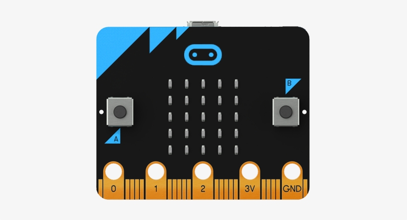 Front Of Bbc Micro - Bbc Micro:bit Go Adapter Is Included., transparent png download