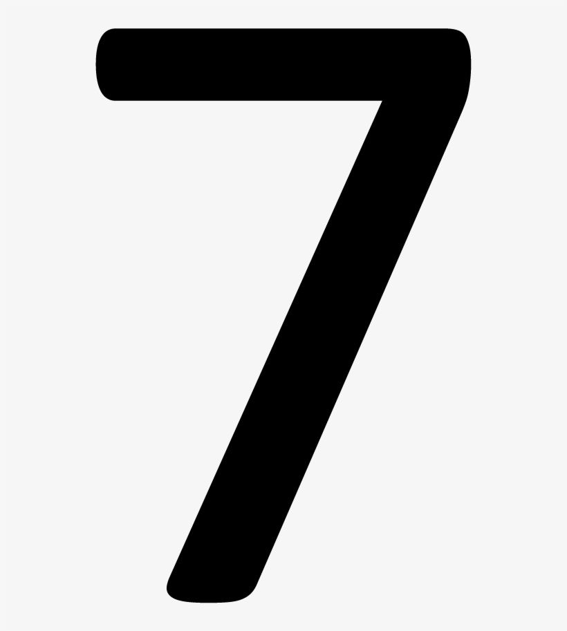 7 Png Picture - Number, transparent png download