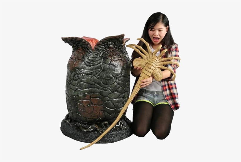 Alien Egg And Facehugger Life Size Prop Replica - Life Size Facehugger And Egg, transparent png download