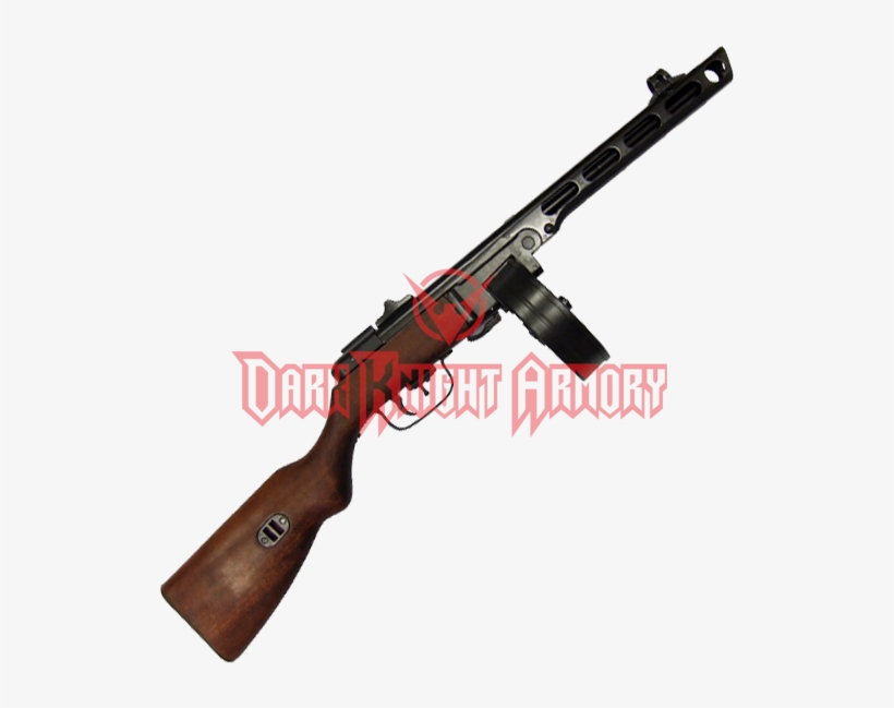 Ww2 Soviet Ppsh-41 Submachine Gun Replica - Skeleton Wine Glasses, transparent png download