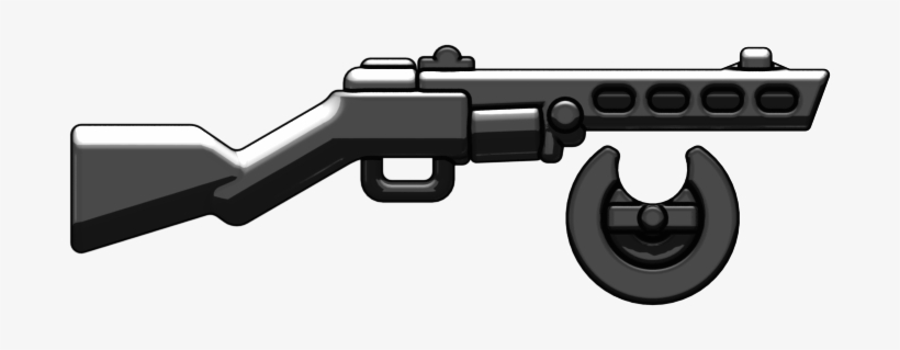Brickarms Ppsh V2 - Brickarms Ppsh V2 [black], transparent png download