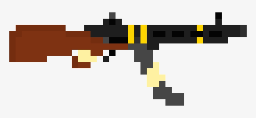 Legacy - Ppsh-30 - Pixel Art, transparent png download