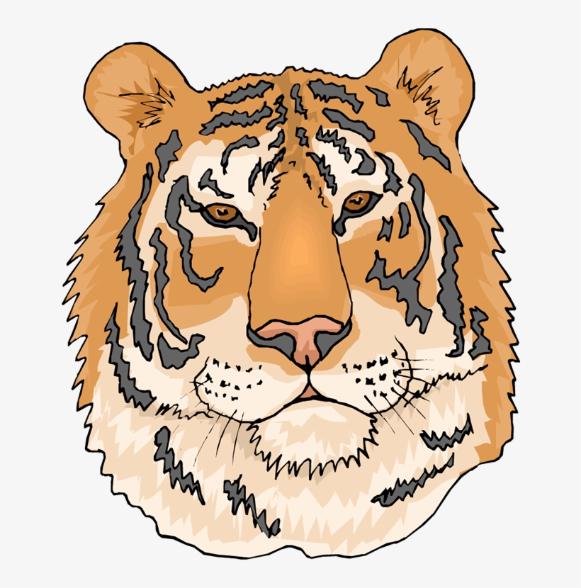 Tiger Clipart Tigre - Temporary Tiger Head Tattoos, transparent png download