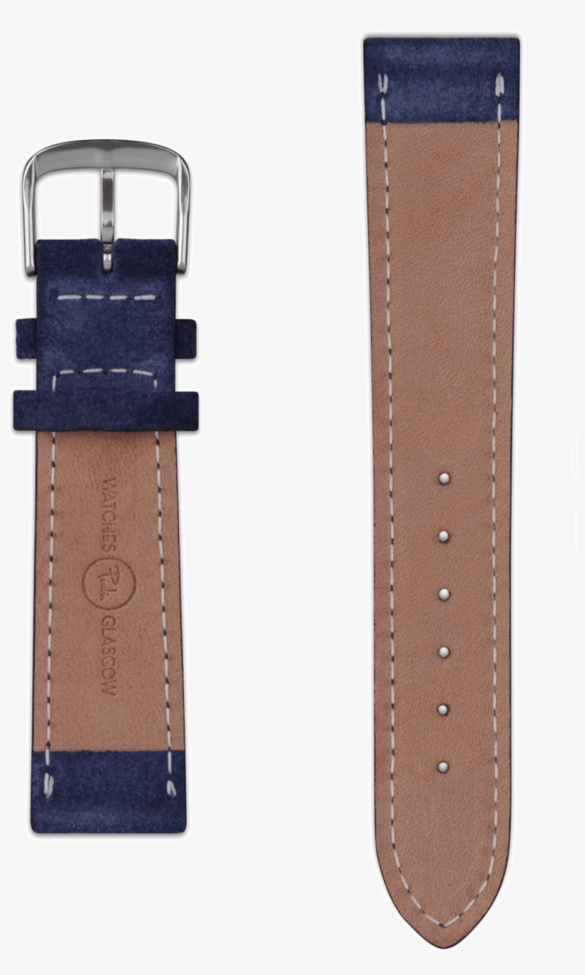 Suede Strap - Watch Leather Straps Back, transparent png download
