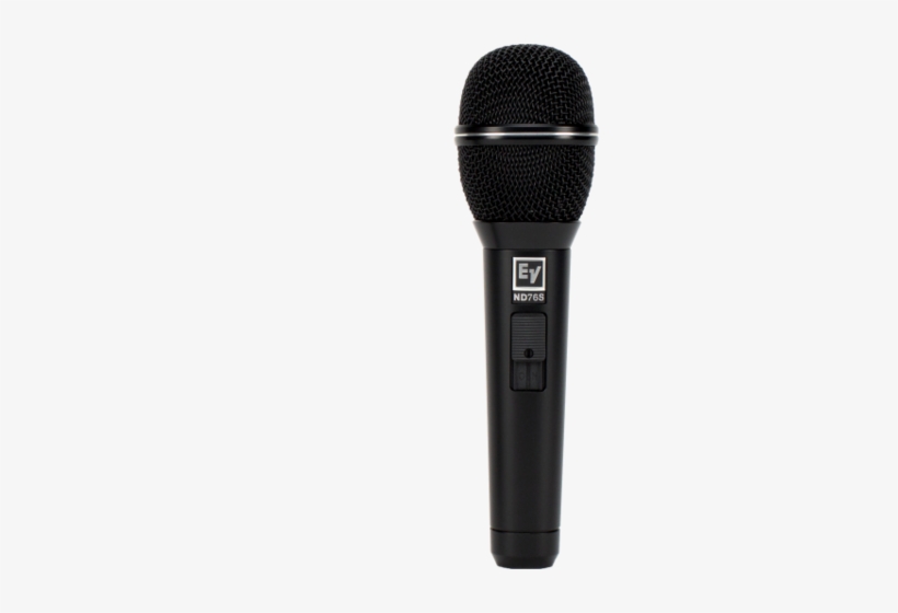 Nd76s - Electro-voice Nd76s Microphone - Black, transparent png download