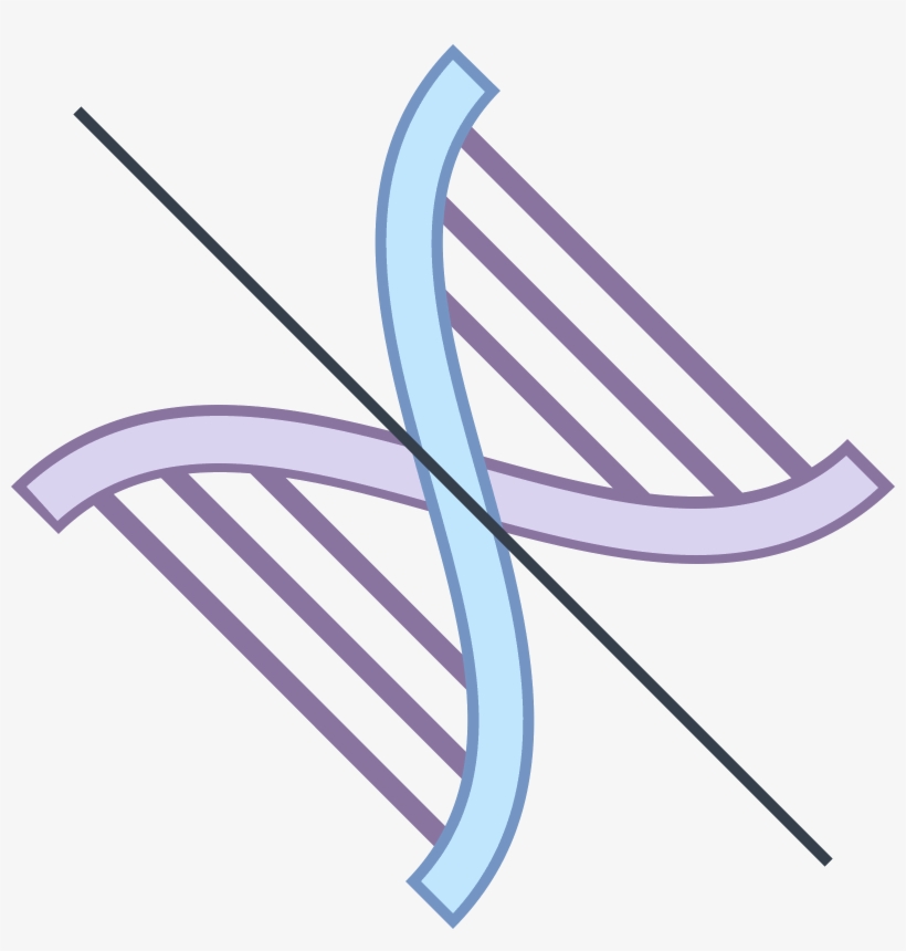 This Is An Image Of A Dna Double Helix Facing Diagonally - Genetically Modified Organism, transparent png download