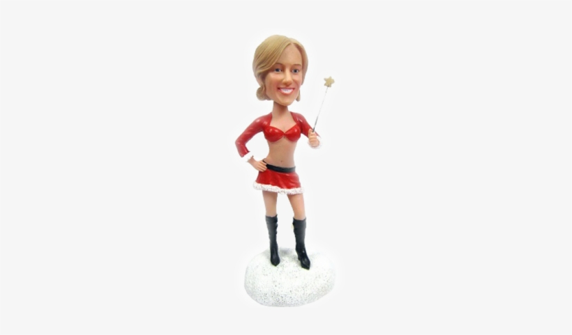Women Festival Custom Christmas Gift Sexy Lady Bobblehead - Old Lady Bobble Head, transparent png download