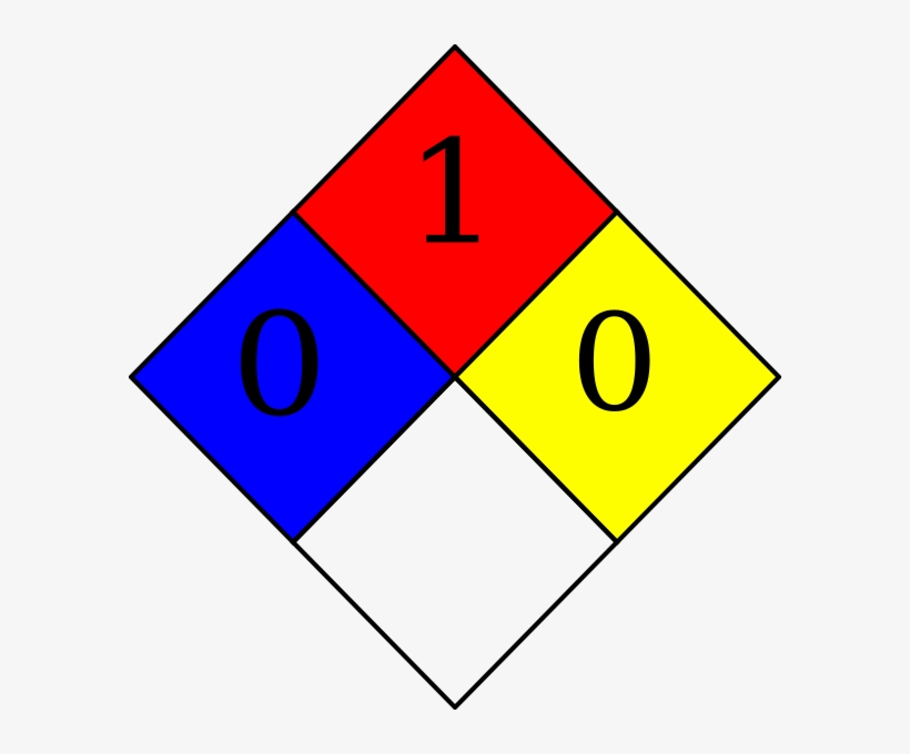 Small - M Toluic Acid Safety Diamond, transparent png download