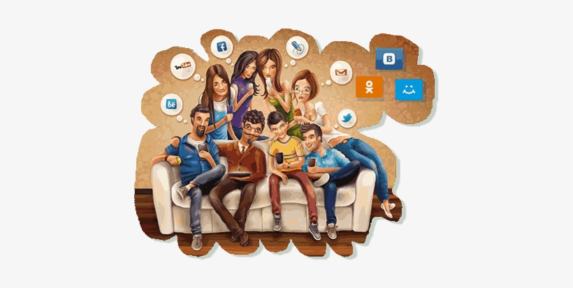 Arhiv-socset - Social Media Killing Time, transparent png download