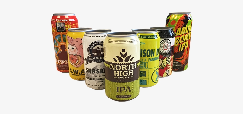 Craft Beer System For Decorating Craft Beer Cans - Shrink Sleeve Beer Cans, transparent png download