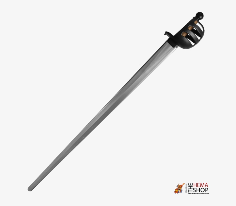 Red Dragon Hema Synthetic Sparring Basket Hilt Sword - Basket Hilt Sword Png, transparent png download