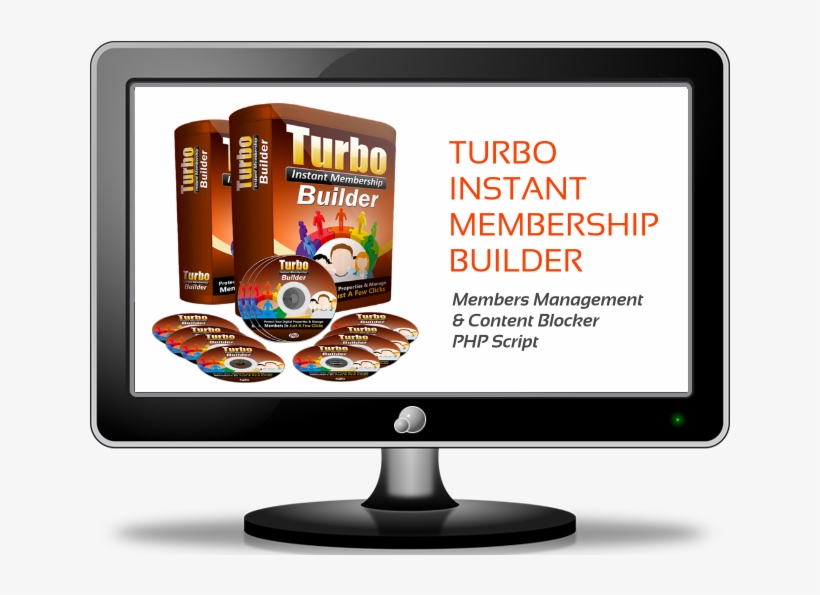 Turbo Instant Membership Builder - Computer Monitor, transparent png download