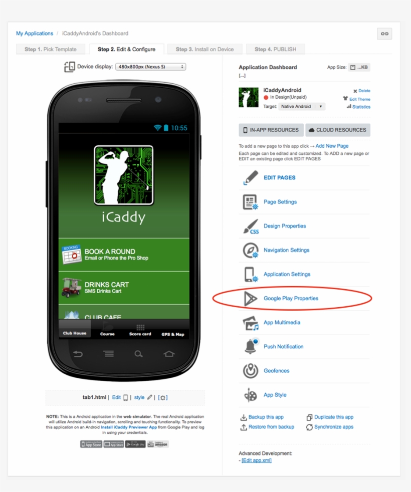 From The App's 'dashboard' Select 'google Play Properties' - Iphone, transparent png download