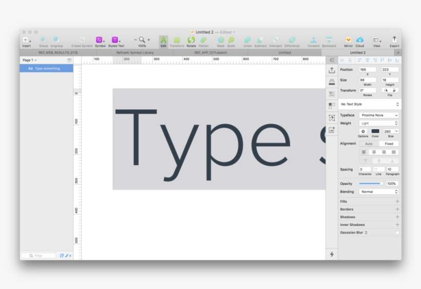 This Is A Selected Text Layer In Sketch - Multimedia Software, transparent png download