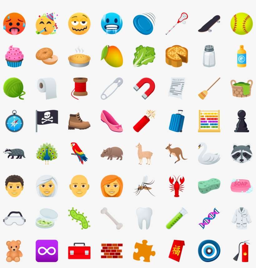 A Look At The Brand New Designs Introduced In Emoji - Emojipedia, transparent png download