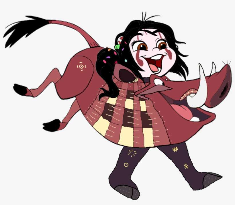 The Lion King's Timon And Pumbaa Images Vanellope Dressed - Lion King 2 Musical, transparent png download