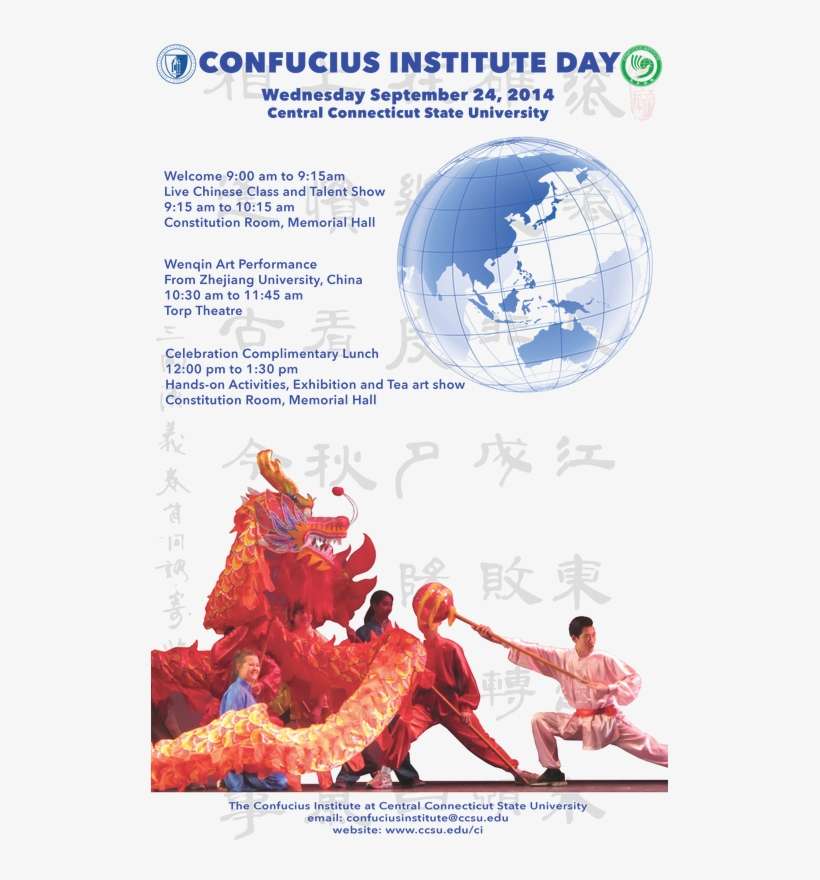 Of The Confucius Institute - Globe, transparent png download
