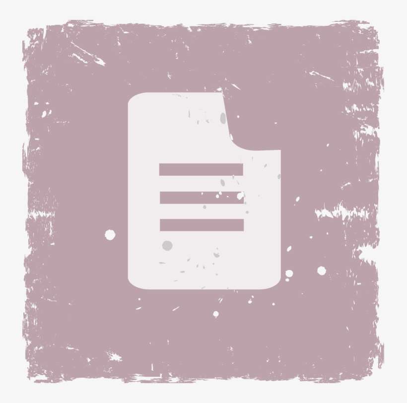 Vector Set Of Grunge Web Icons F1vejydd Converted - Paper, transparent png download