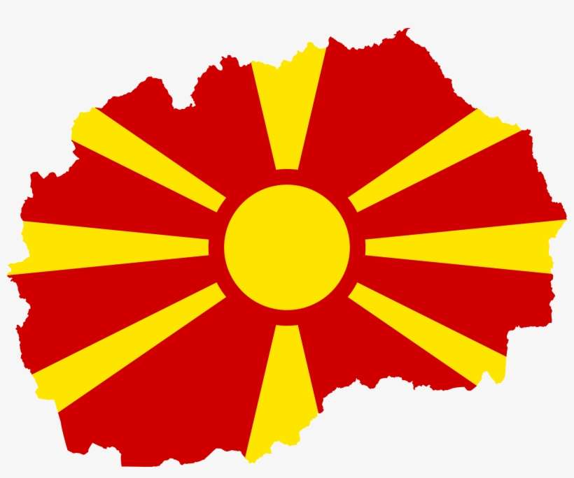 Senior Us Republican Says Macedonia 'is Not A Country' - Macedonia Flag Map, transparent png download
