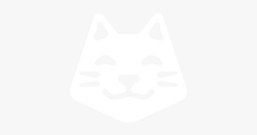 One Color Dark Background - Cat, transparent png download